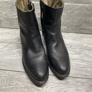 Durango Mens Leather Side Zip Western Boot Size 10.5 D